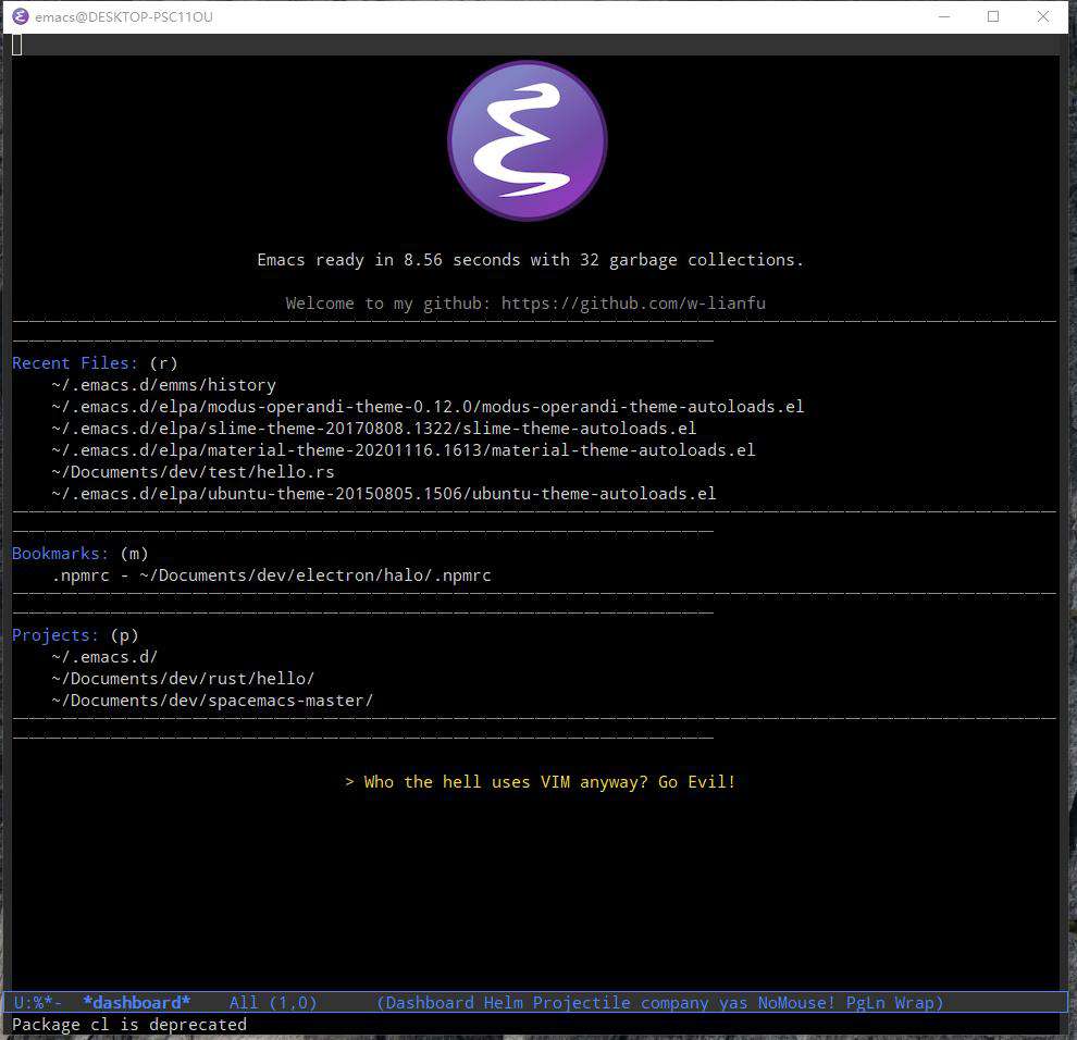 我的 emacs 配置文件